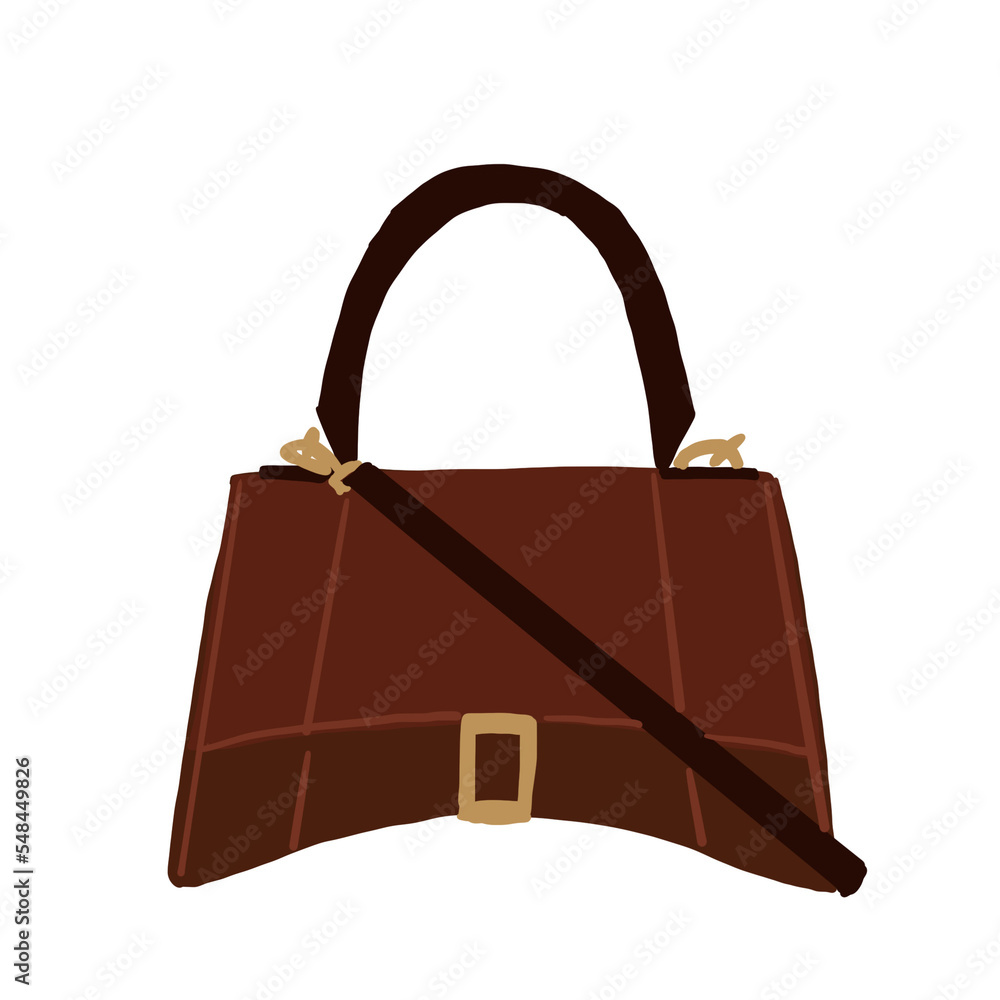 lady handbag cartoon illustration lady handbag cartoon illustration