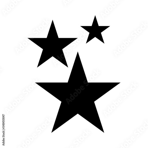 star icon in trendy flat design