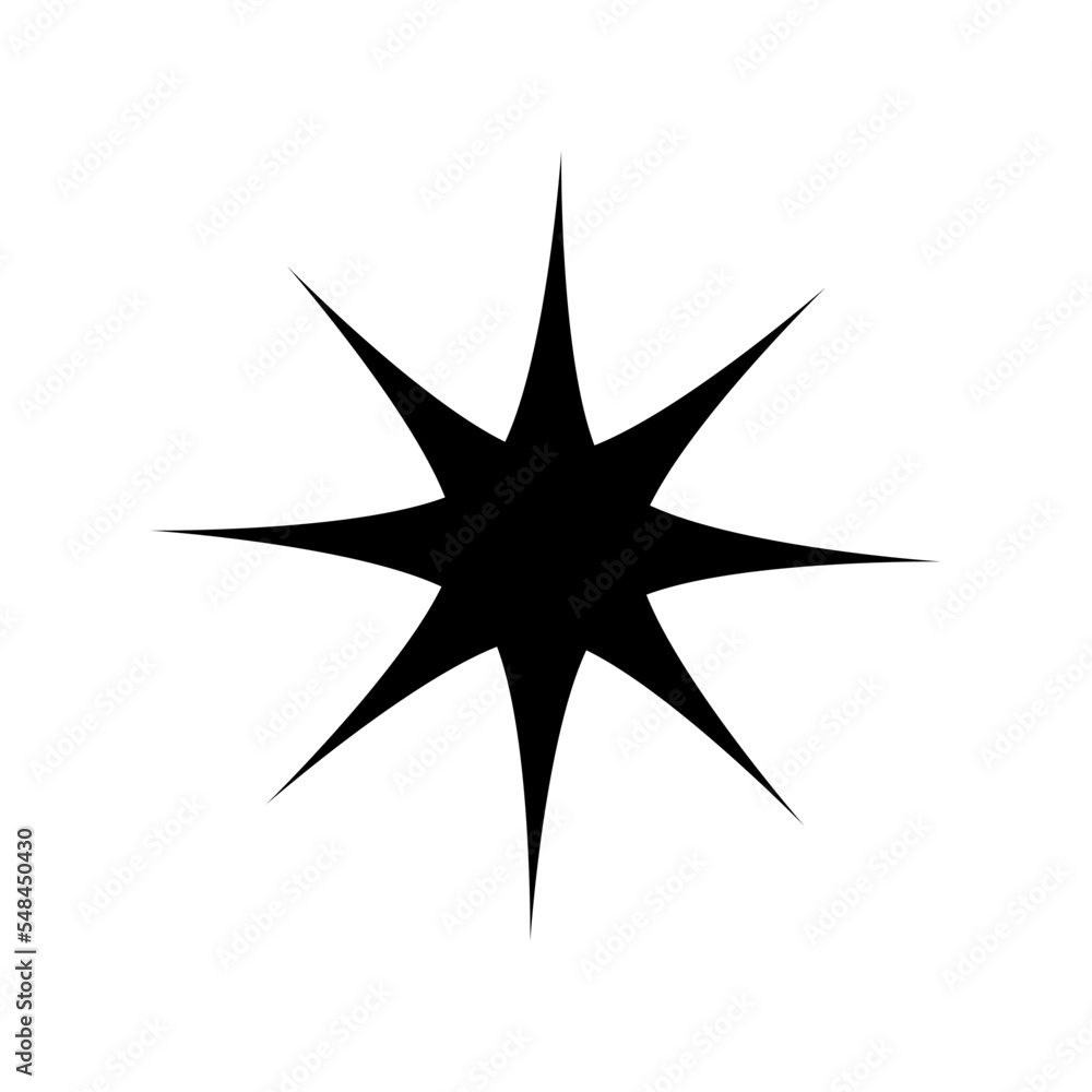 star icon in trendy flat design star icon in trendy flat design