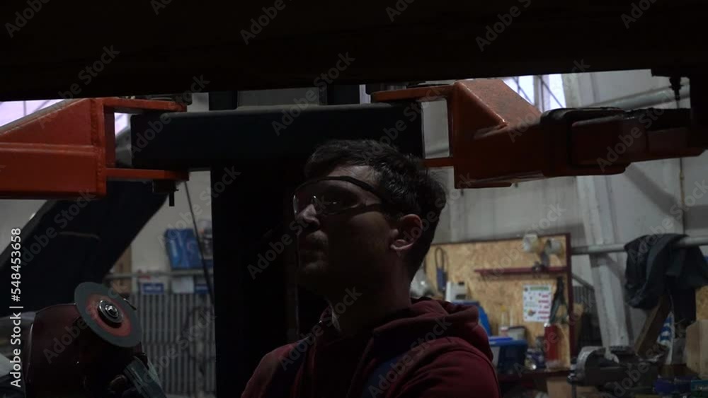 cutting metal and making custom parts for installing a car engine cutting metal and making custom parts for installing a car engine