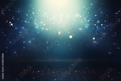 Photographie background of abstract glitter lights
