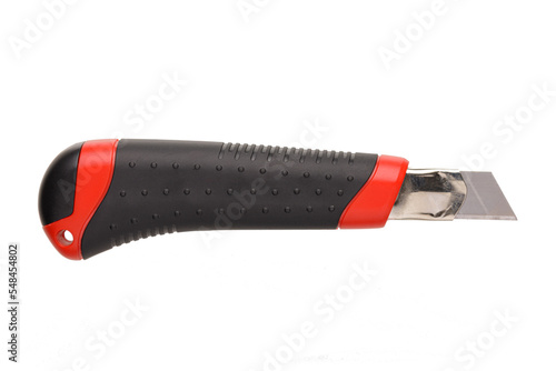 Handymans boxcutter isolated on a white Background photo