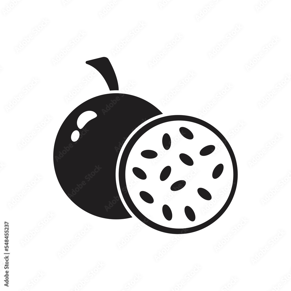 Passion fruit icon Passion fruit icon