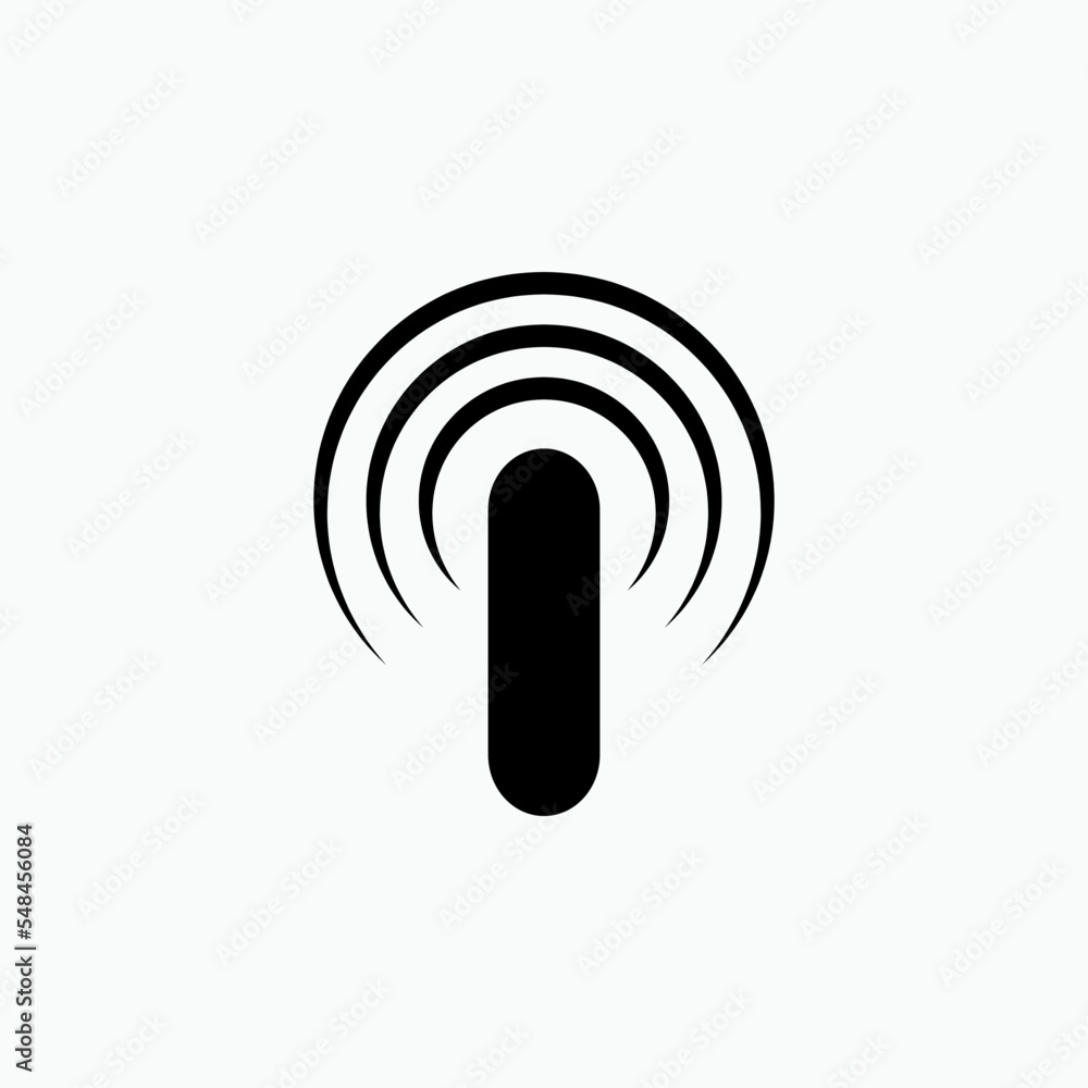 Signal Icon - Vector, Sign and Symbol for Design, Presentation, Website or Apps Elements. Signal Icon - Vector, Sign and Symbol for Design, Presentation, Website or Apps Elements.