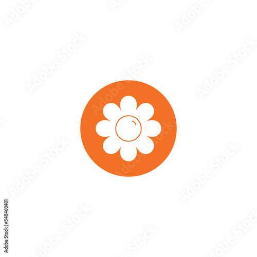 vector Orange Flower 