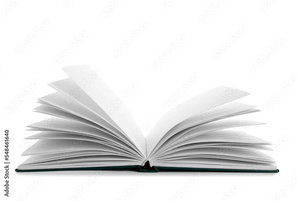 Flying open book isolated on white background Flying open book isolated on white background