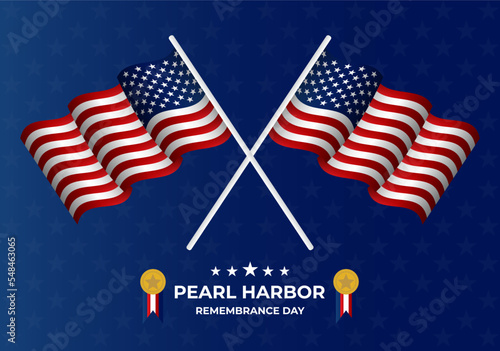 Tableau sur toile National Pearl Harbor Remembrance Day
