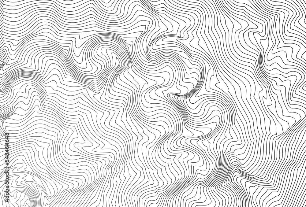 Abstract modern background, curved lines, create the effect of an optical illusion and will successfully complement your design