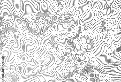 Abstract modern background, curved lines, create the effect of an optical illusion and will successfully complement your design