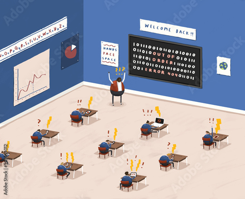 Illustration of School Technology Hack photo