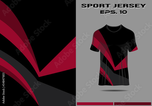 Sports jersey template for team uniforms soccer jersey racing