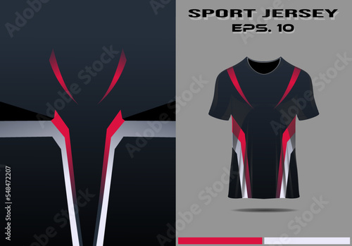 Sports jersey template for team uniforms soccer jersey racing