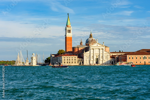 Architecture of San Giorgio Maggiore island, Venice, Italy