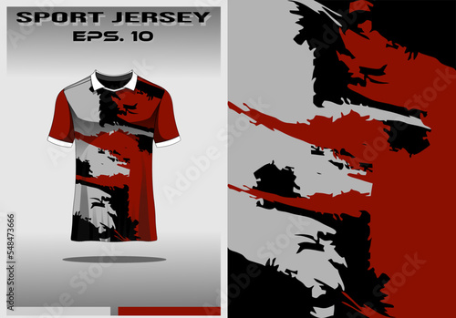 Sports jersey template for team uniforms soccer jersey racing