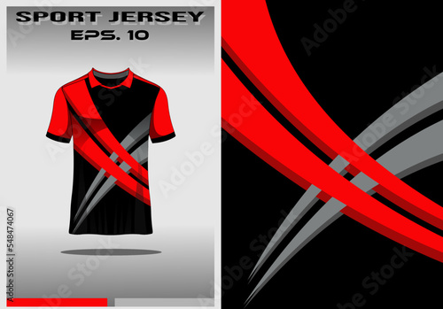 Sports jersey template for team uniforms soccer jersey racing