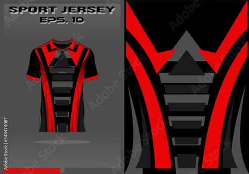 Sports jersey template for team uniforms soccer jersey racing