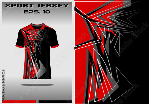 Textured sport jersey template design