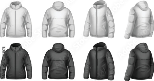 Jacket Realistic Set