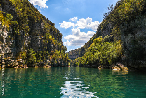 Verdon canyon in France, beautiful natural landscape.