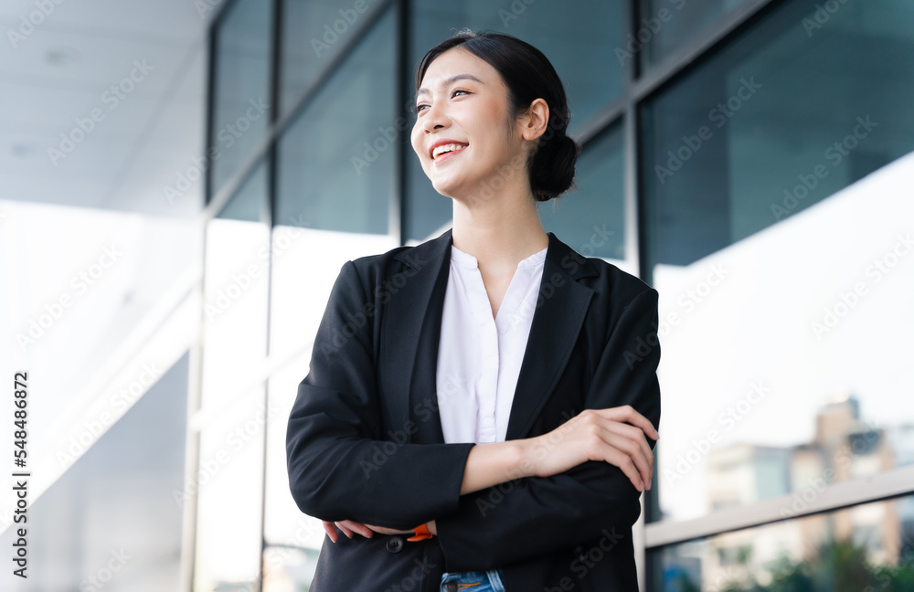 Portrait of a beautiful young Asian businesswoman at the company Portrait of a beautiful young Asian businesswoman at the company