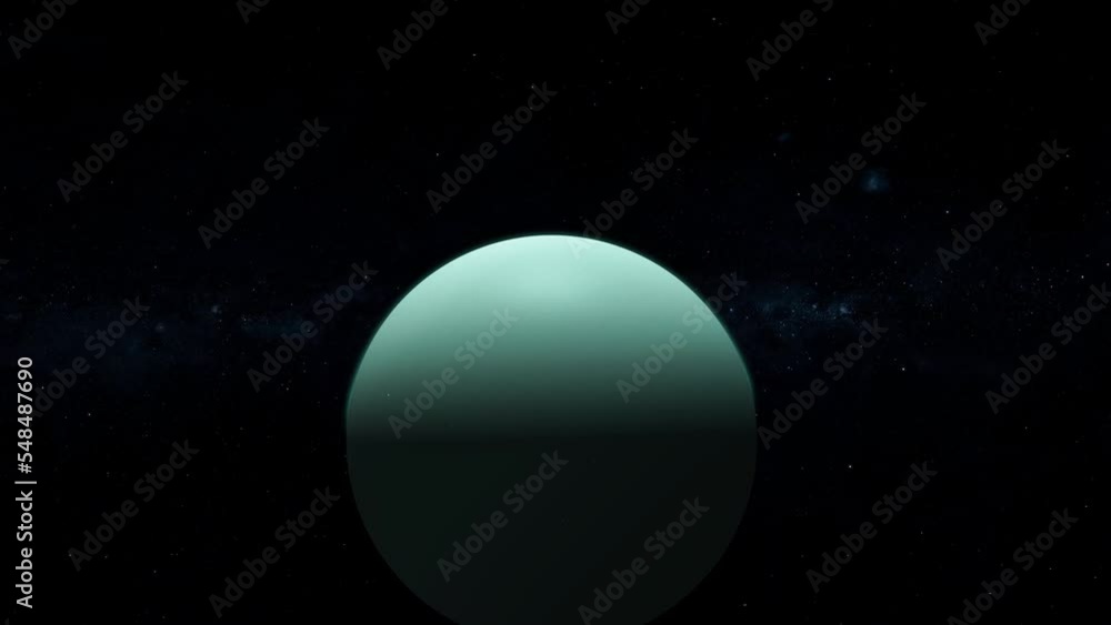 View Uranus planet 3d on space View Uranus planet 3d on space