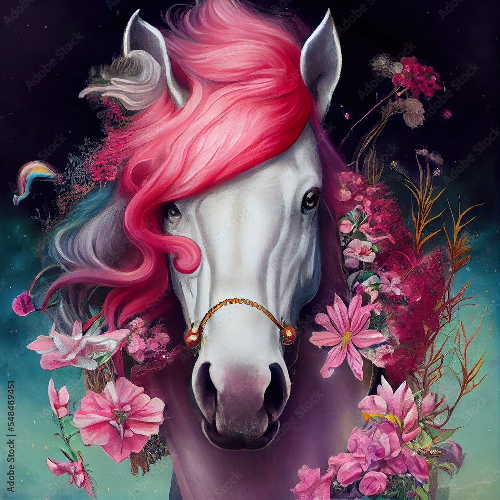 Pink spring horse best sale