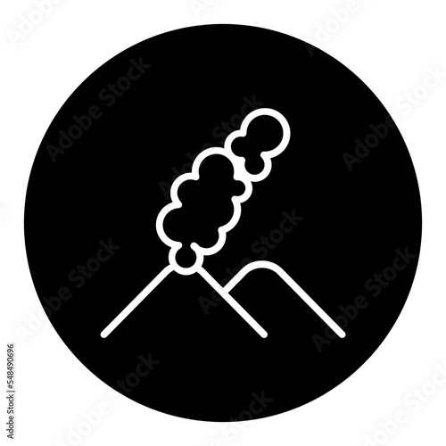  volcano eruption icon