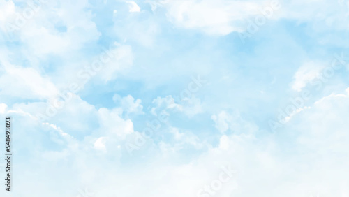 blue sky background with tiny clouds. blue sky with beautiful natural white clouds
