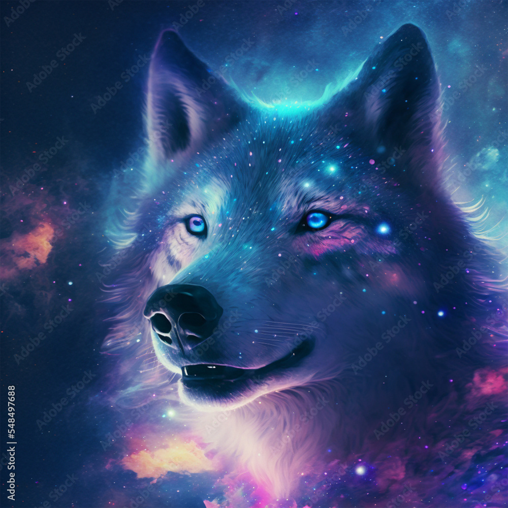 Neon wolf wallpaper by Blue_Phoenix_175 - Download on ZEDGE™ | c033