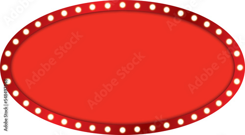 Oval Light Bulb Lightbox Banner