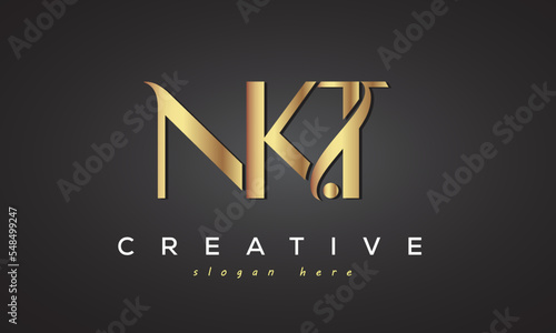 NKT creative luxury logo design photo
