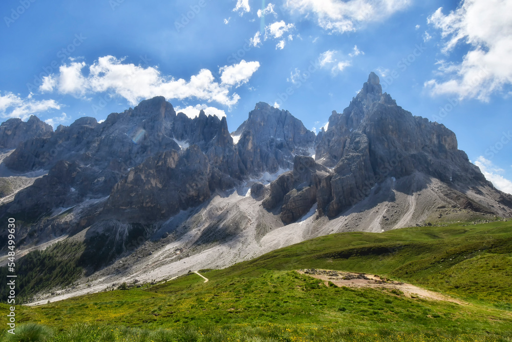 The Pale di San Martino, a splendid mountain group in Trentino Alto Adige