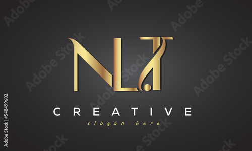 NLT creative luxury logo design photo