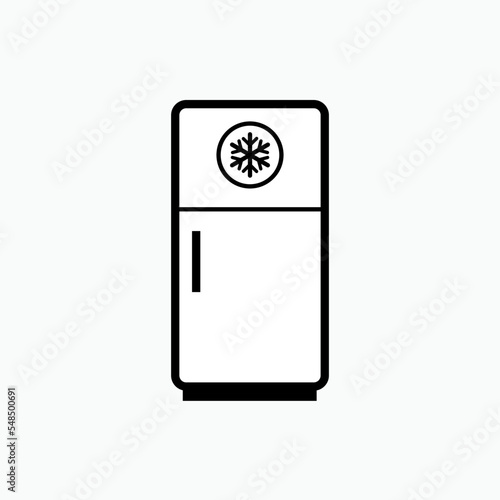 Freezer Icon - Vector, Sign and Symbol for Design, Presentation, Website or Apps Elements