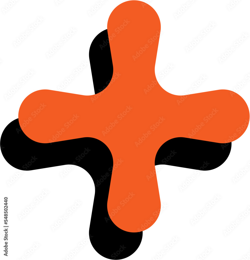 Obraz premium Retro Shape Decorative Element