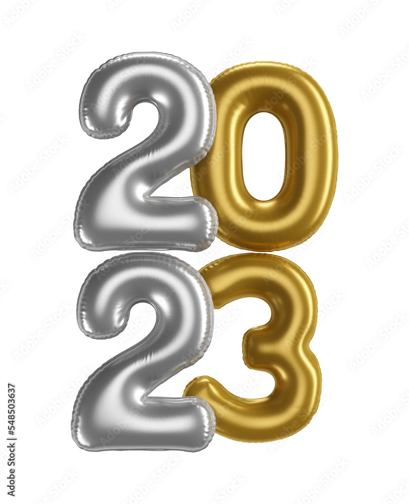 New Year Metallic Balloons 2023 New Year Metallic Balloons 2023