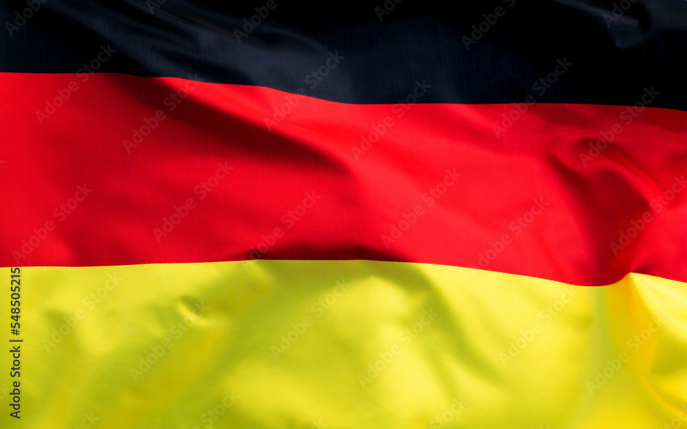 Close up of Germany flag background Close up of Germany flag background