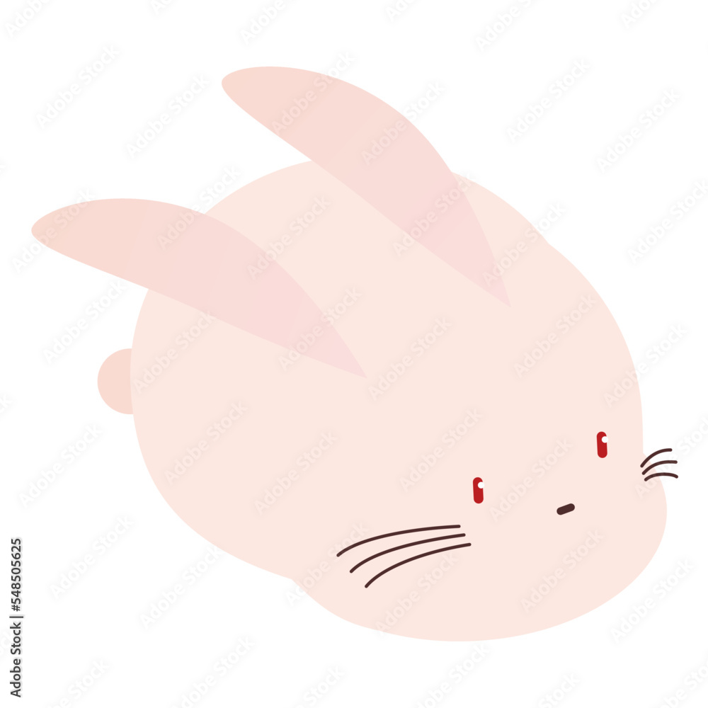 かわいい雪うさぎのイラスト素材 かわいい雪うさぎのイラスト素材