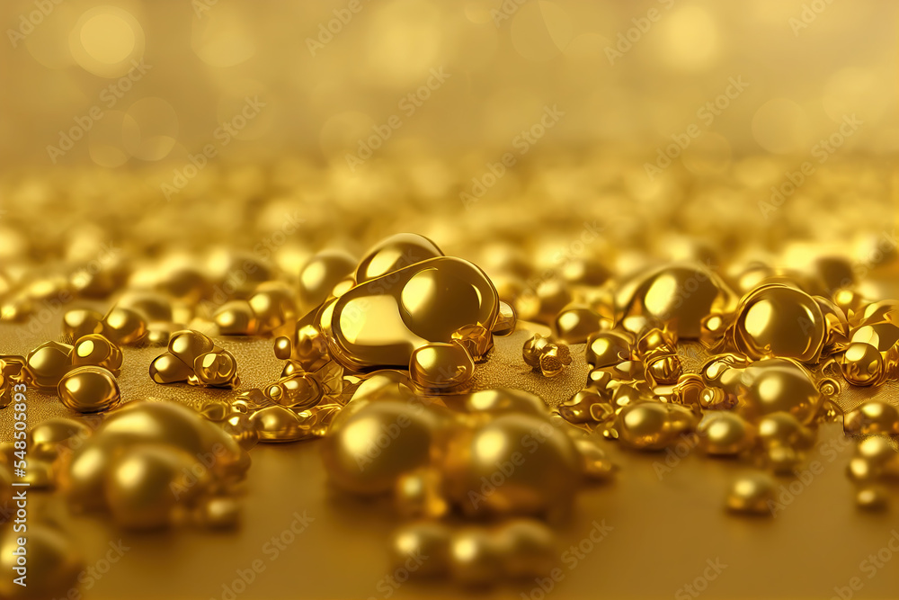 Glitter gold background. Ai render Glitter gold background. Ai render