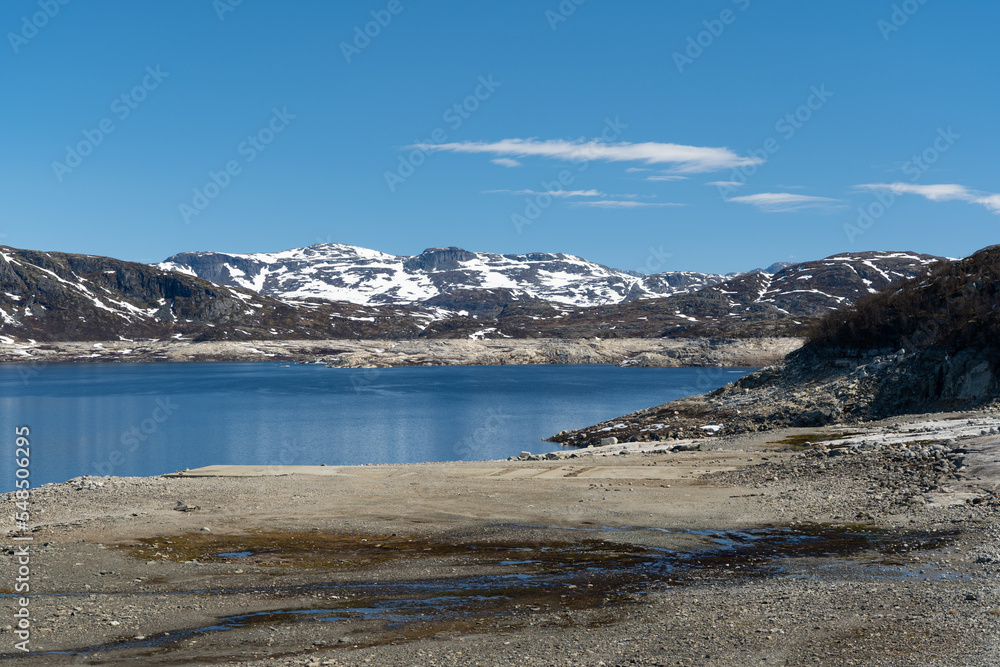 View at the Sysen dam, Norway