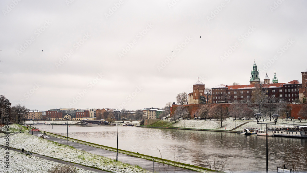 Obraz premium beautiful krakow poland old city