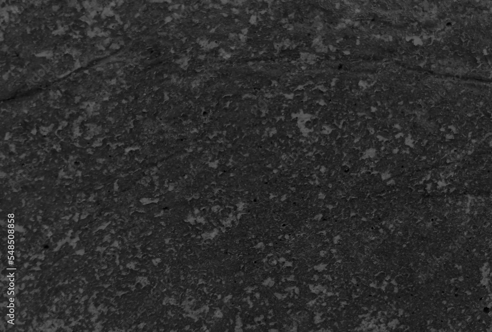 Fototapeta premium Abstract dark black grunge texture, Close up retro plain dark black ancient and dusty cement concrete wall texture, black background illustration for construction and design.