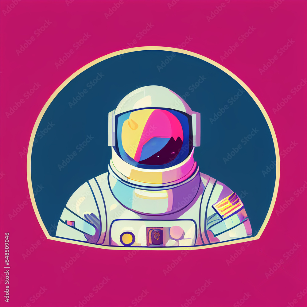 illustration of a person in a helmet illustration of a person in a helmet