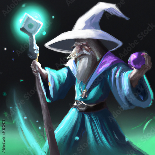 Fototapeta Wizard digital art