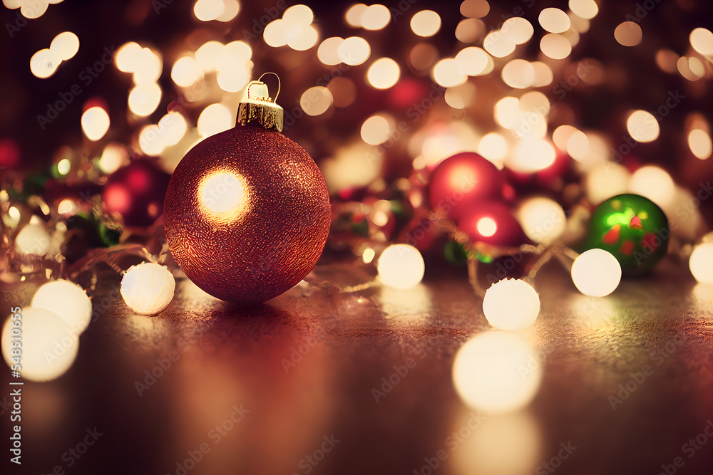 Fototapeta premium christmas decorations