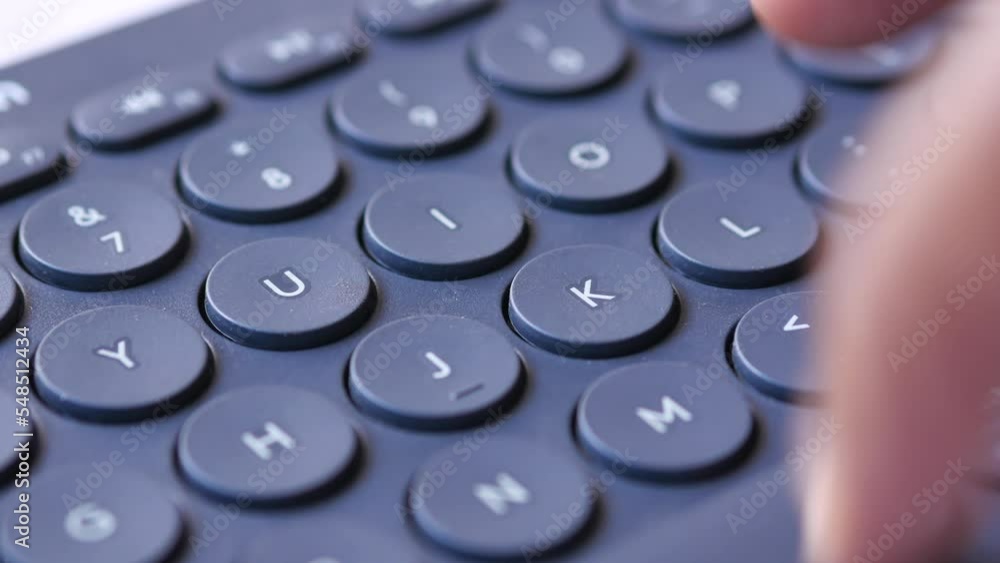Close up of man hand typing on keyboard Close up of man hand typing on keyboard