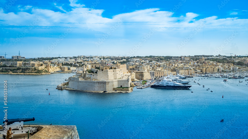 buildings beautiful mediterranean sea malta island sand stones sun