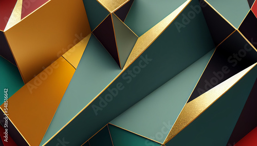 Wallpaper Mural abstract geometric background Torontodigital.ca