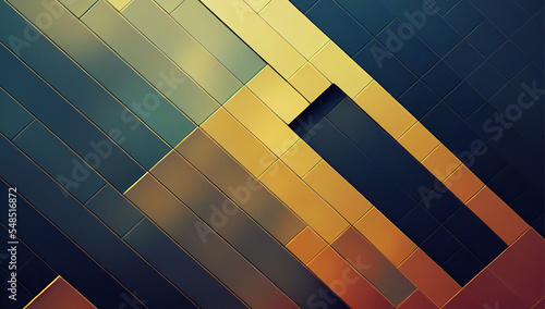 Wallpaper Mural blue and yellow Torontodigital.ca