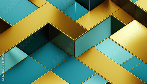 Wallpaper Mural Axonometric design concept 3D-Illustration wallpaper Torontodigital.ca